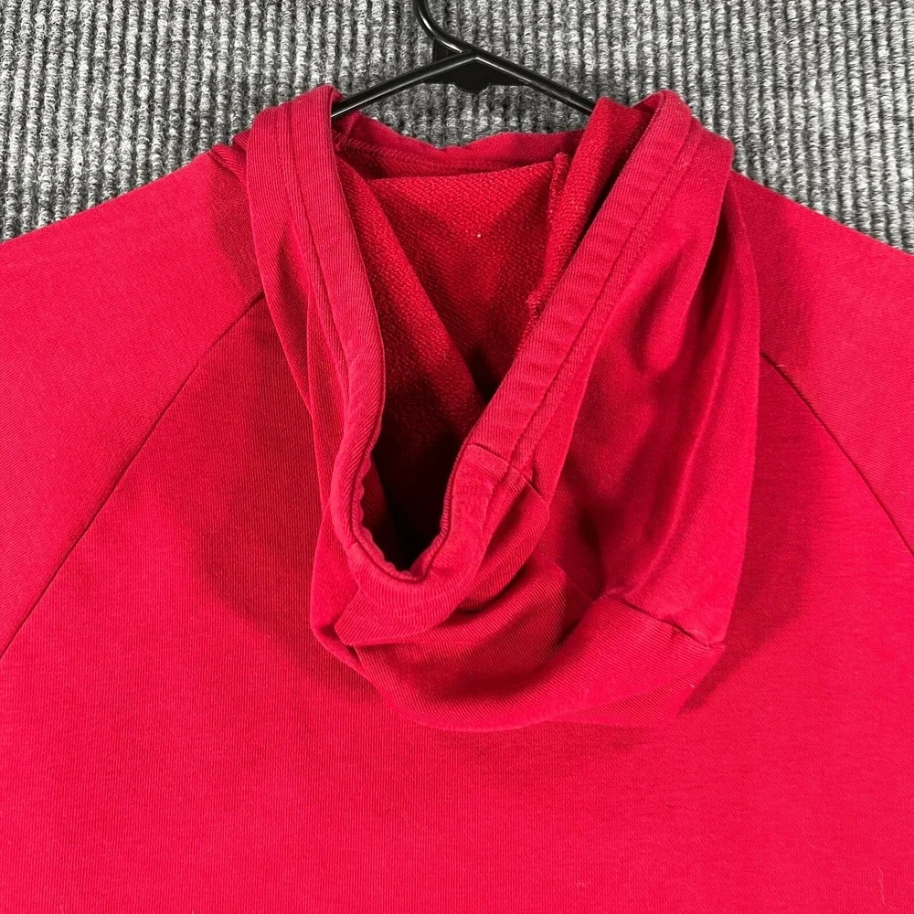 Nike Hoodie Sweatshirt Womens Small Red Long Sleeve Dri-Fit‎ Active Casual